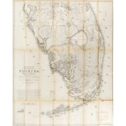 Military Map of the Peninsula of Florida South of Tampa Bay...