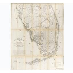Military Map of the Peninsula of Florida South of Tampa Bay...