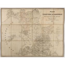 Plan du territoire de Marseille dressé d'après les documens obtenus des diverses administrations.