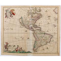 Novissima et Accuratissima Totius Americae descriptio..