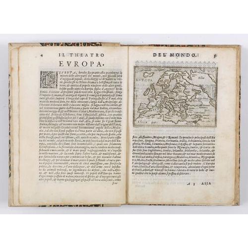 Rare, antique map of  Il theatro del mondo di Abraamo Ortelio…