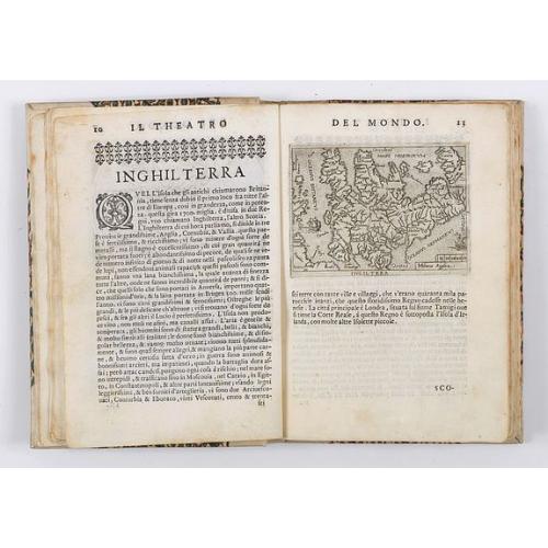 Rare, antique map of  Il theatro del mondo di Abraamo Ortelio…