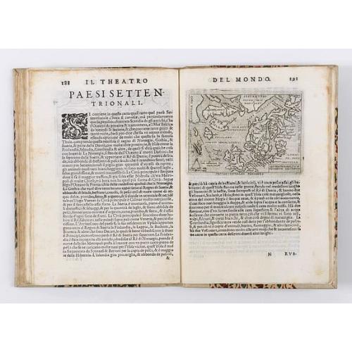 Rare, antique map of  Il theatro del mondo di Abraamo Ortelio…