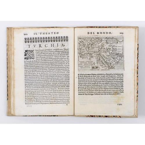 Rare, antique map of  Il theatro del mondo di Abraamo Ortelio…