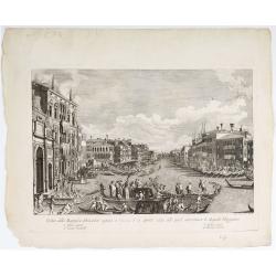 Veduta della Magnifica REGATA seguita in Venezia li 2. Aprile 1791 alla quale intervennero li Augusti Viaggiator.