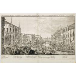Rappresentazione della regatta solenne fatta in Venezia sopra il Canal Grande nel di IIII. marzo M.D. CCIX.