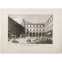 Prospectus Plateae ad Divum Iacobum de Rivoalto ubi Mercatores conveniunt.
