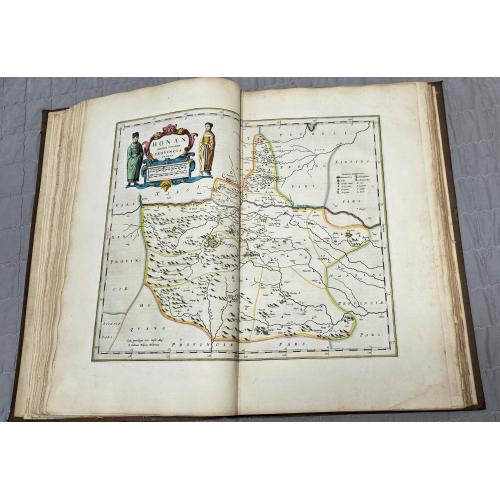 Rare, antique map of (China Atlas) Atlas Nuevo de la Extrema Asia o descripcion geographica del Imperio de los Chinas. Por el R.P. MARTINO MARTIONIO de la Compania de Iesu.