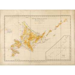 Mountain system of Hokkaido.