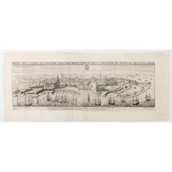 Profil de la Ville de Hafnie vulgairement Copenhagen Cappitalle du Royaume de Danemarck.