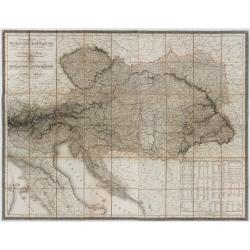 Topographische Karte dere Oestreichischen Monarchie mit angabe aller Post-Strassen…