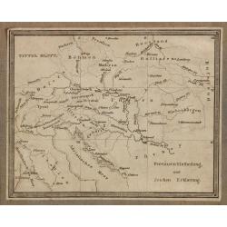 Topographische Karte dere Oestreichischen Monarchie mit angabe aller Post-Strassen…