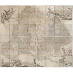 Mappa Geographica novissima Regni Hungariae divisi in suos Comitatus cum Districtibus Jazygum et Cumanorum, Banatus Temesiensis ejusque Districtuum nec non Regnorum Croatiae, Slavoniae, Dalmatiae, Magni Principatus Transsylvaniae…