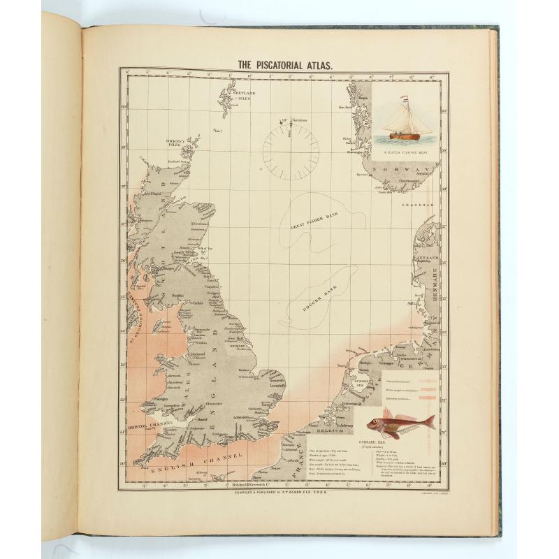The piscatorial atlas of the North sea, English and St Georges Channels.