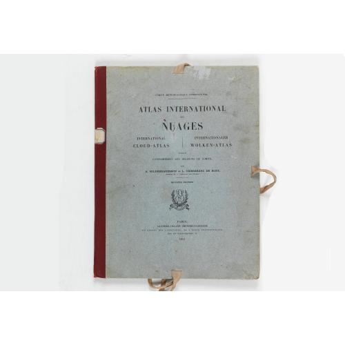 Rare, antique map of Atlas international des nuages : publié conformément aux décisions du comité par H. Hildebrandsson, L. Teisserenc de Bort, membres de la commission des nuages. Seconde édition.