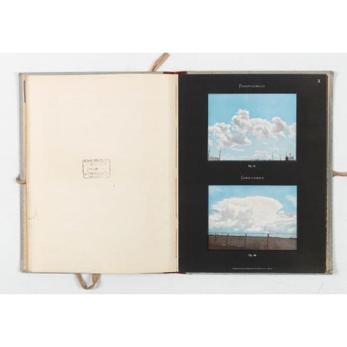 Rare, antique map of Atlas international des nuages : publié conformément aux décisions du comité par H. Hildebrandsson, L. Teisserenc de Bort, membres de la commission des nuages. Seconde édition.