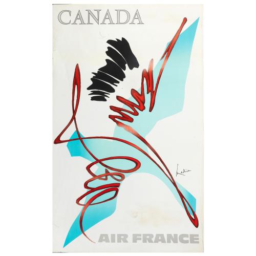 Rare, antique map of Canada.