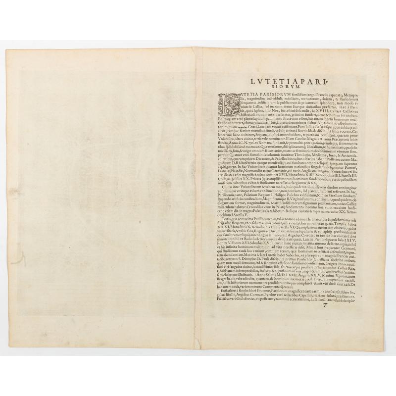 Lutetia, vulgari nomine Paris, urbs Gallia…