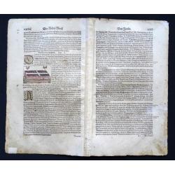 Der Statt Rom boden und circkel sampt thor vnnd porten, wie sie gestanden ist vor zeiten, do sie noch in ihrer herrlichkeit was.