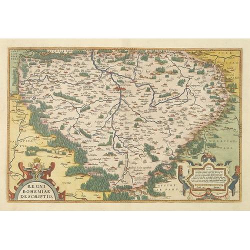 Old map image download for Regni Bohemiae Descriptio.