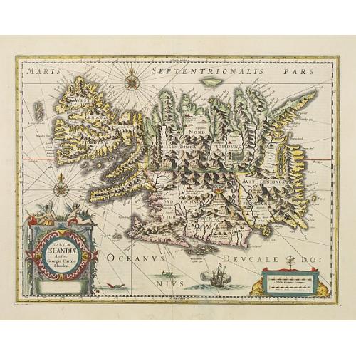Old map image download for Tabula Islandiae.