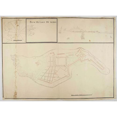 Old map image download for Plan de l'Isle de Goree.