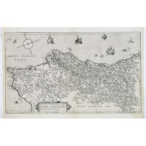Old map image download for Portugalliae Quae olim Lusitania. . .