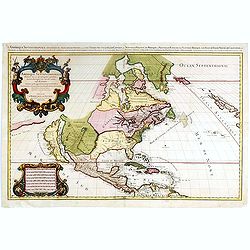 Amerique Septentrionale divisée en ses principales parties. . .1685. [California as an Island]
