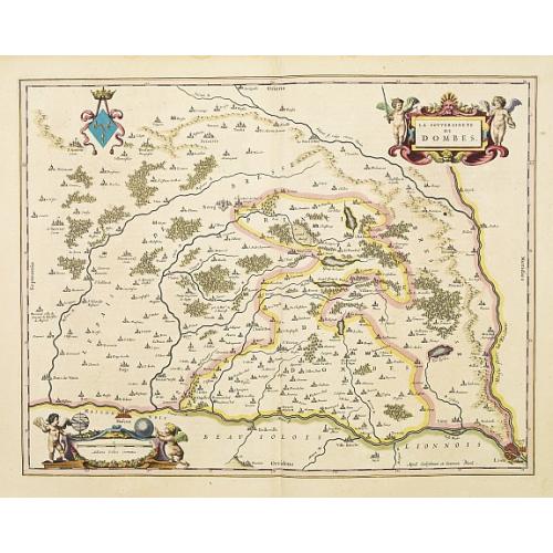 Old map image download for La souveraineté de DOMBES.