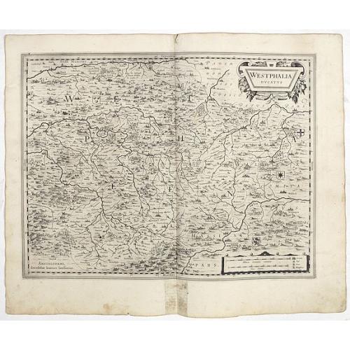 Old map image download for Westphalia Ducatus.