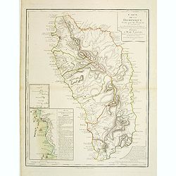 Carte de la Dominique Prise par les Francois le 7 Septembre 1778. Avec le Plan du Debarquement et de l'Attaque des Forts et Batteries par les Troupes et Les Fregates de sa Majeste