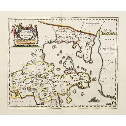 Old map image download for Xantung, sinarum imperii provincia quarta.