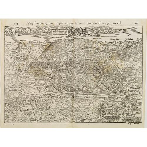 Old map image download for Vuyssembourg cité impériale. . .