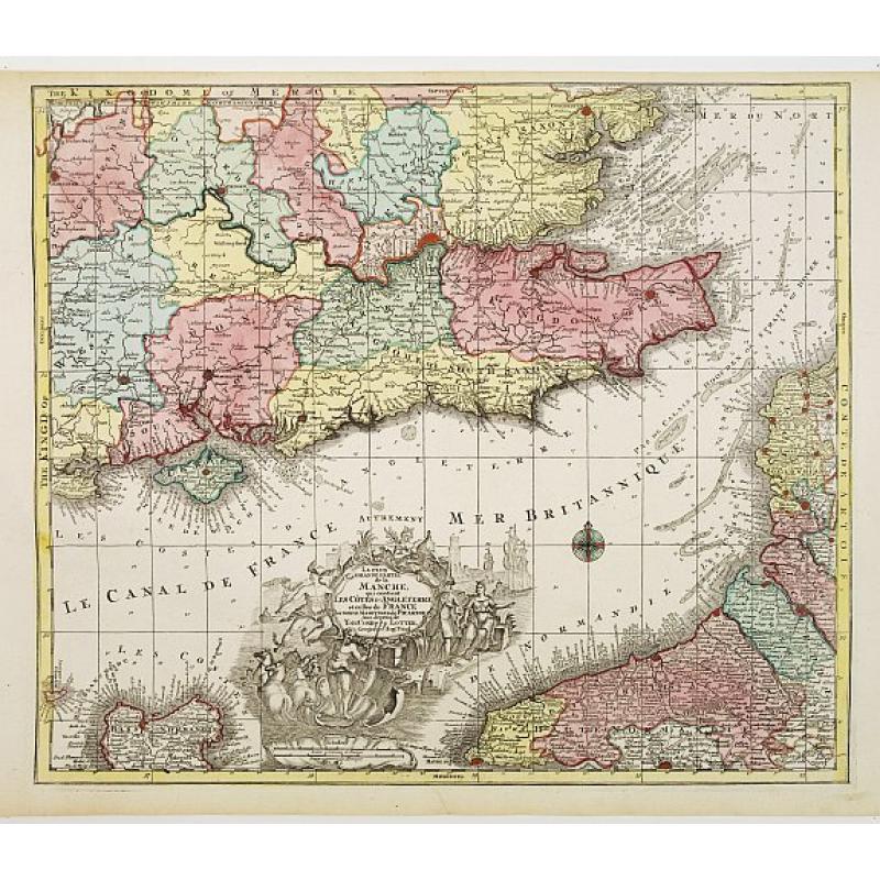 La plus grande partie de la Manche, qui contient les Côtes d'Angleterre?