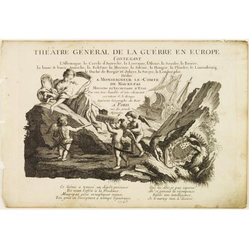 Old map image download for [Title page ] Théâtre Général de la Guerre en Europe.