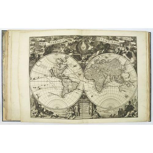 Old map image download for Le Nouveau Theatre du Monde, ou la Geographie Royale composée de nouvelles cartes tres-exactes..