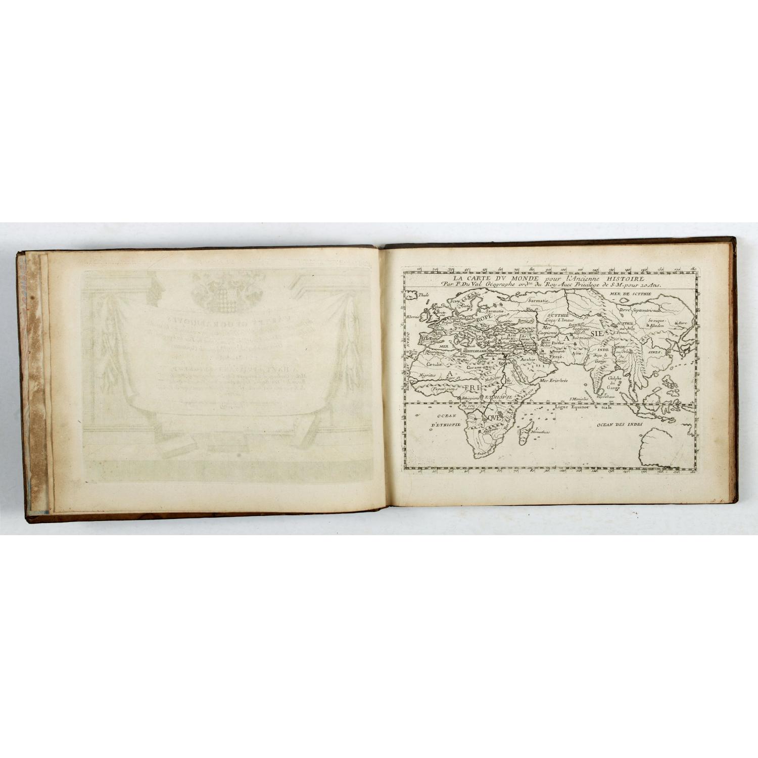 Diverses cartes et tables pour la géographie ancienne, pour la chronologie et pour les itinéraires et voyages modernes.