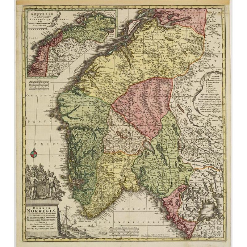 Regnum Norwegiae accurata et novissima delineatione. . .