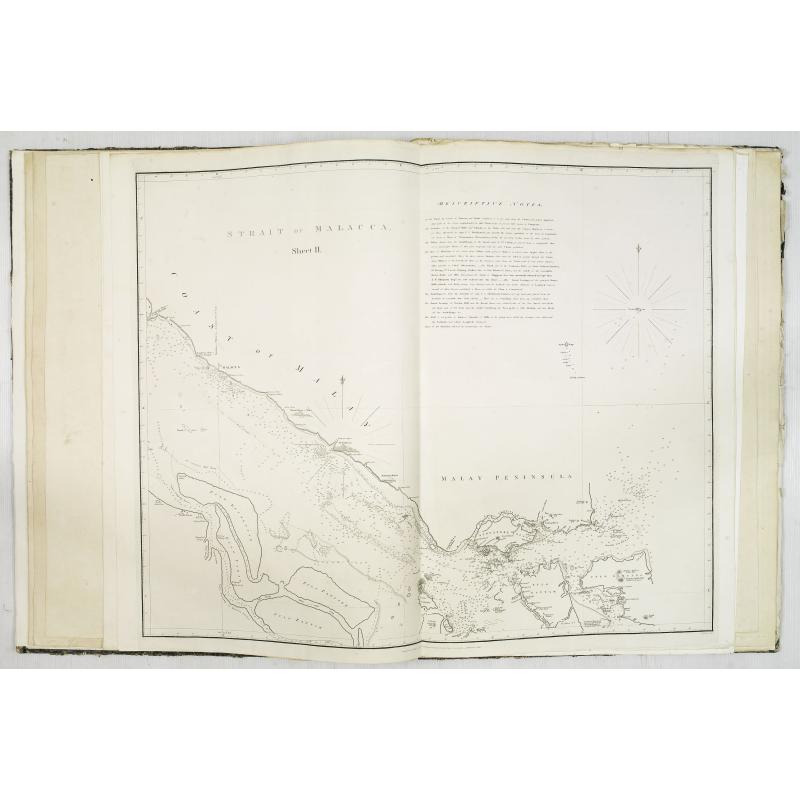 J.Horsburgh/ R.H.Bate / G.H.Stapleton. The two chart books are bound in contemp. half calf, and include together 57 of the most up-to-date French (Depot général de la marine) and English (Hydrographic Office) charts available in 1847 for sailing t