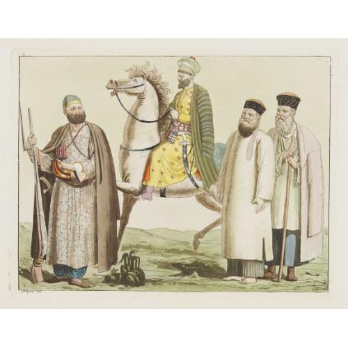 [Costume plate of locals of Dourans tribe in Afganistan]