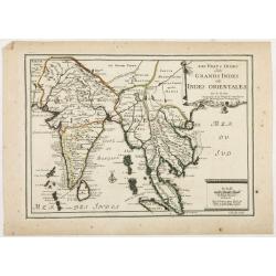 Les Vrays Indes dits Grandes Indes ou Indes Orientales Par N. de Fer. Geographe de Sa Majeste Catoliques et de Monseigneur le Dauphin.