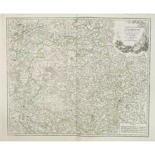 Carte du duche de Luxembourg, . . .