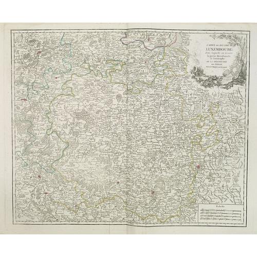 Old map image download for Carte du duche de Luxembourg, . . .