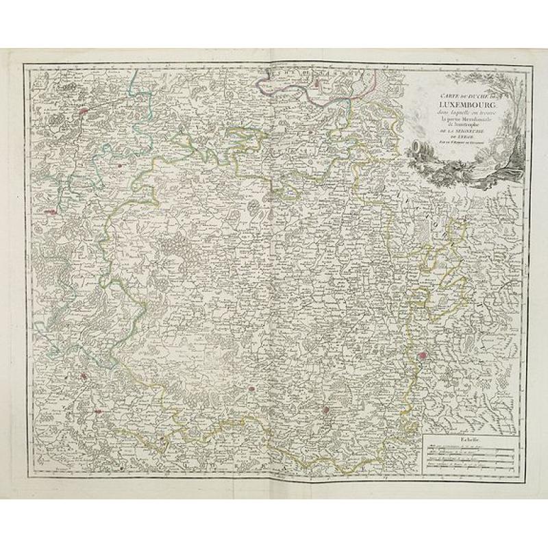 Carte du duche de Luxembourg, . . .