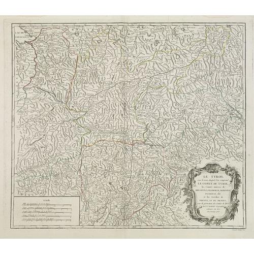 Old map image download for Le Tyrol sous le nom duquel. . .