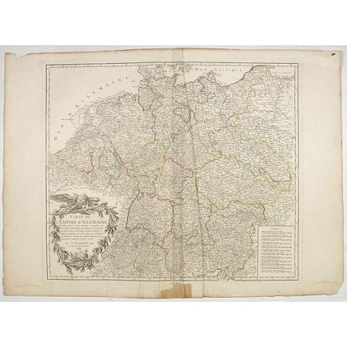 Old map image download for Carte de l'empire d'Allemagne. . .