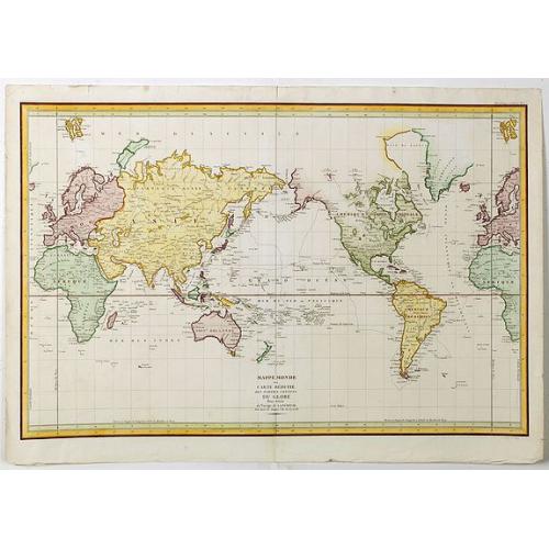 Old map image download for Mappemonde ou carte réduite des parties connues du globe.