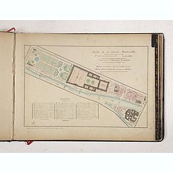 Société de la Charité Maternelle à Paris. Plan de le ville de Paris, Divisé par Quartiers avec Nomenclature.