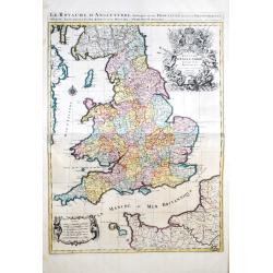 [Lot of 15 maps / prints of the British Isles + Irland]. Le Royaume d'Angleterre distingué en see Provinces.
