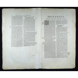 Britannia prout divisa fuit temporibus Anglo-Saxonum praesertim durante illorum Heptarchia.